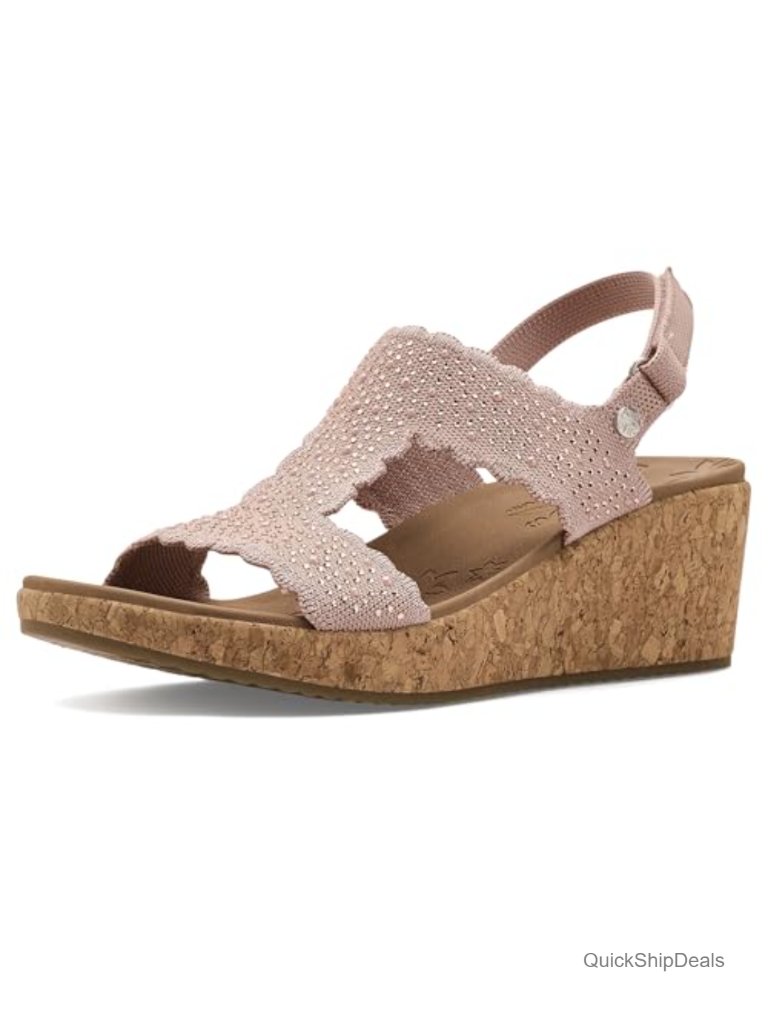 Apma Accepted Arch Fit Wedge Sandals With Contoured Luxe Foam